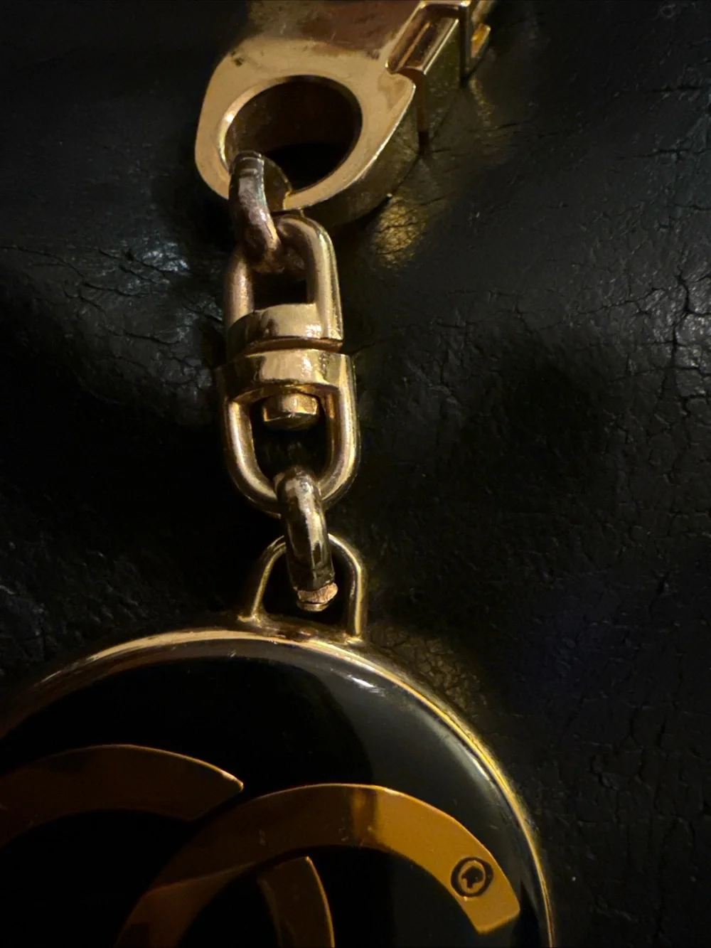 Chanel Designer Logo Keychain